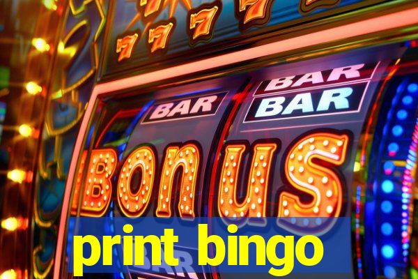 print bingo
